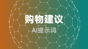  购物建议提示词